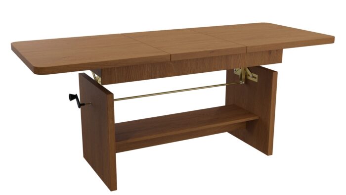 Stolik ADA 156 cm jesion jasny ława rozkładana stół regulowany