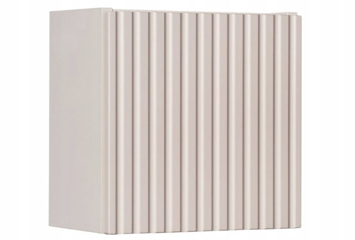 Półka łazienkowa NOVA kaszmir 30x30 cm kostka kwadrat ryflowany front