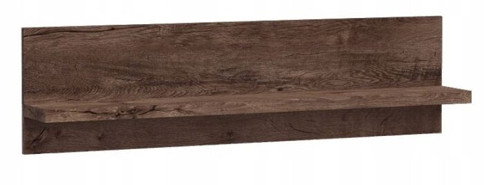 Półka INDIANAPOLIS 120 cm jesion ciemny wisząca solidna trwała