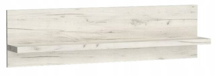 Półka INDIANAPOLIS 120 cm craft biały wisząca solidna trwała