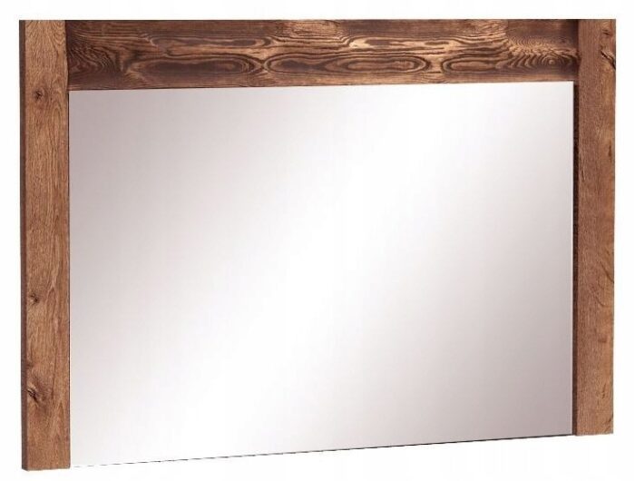 Lustro INDIANAPOLIS 120 cm jesion jasny duże rama drewno
