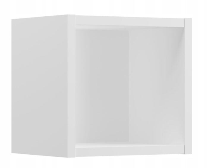 Półka łazienkowa NOVA biały 28x25 cm kostka otwarta kwadrat