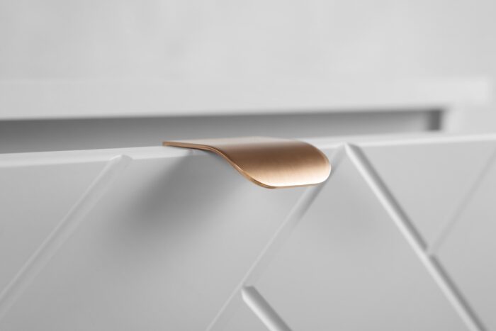 Szafka pod umywalkę MADIS 80 cm biała wisząca pojemna szuflady frezowane fronty G