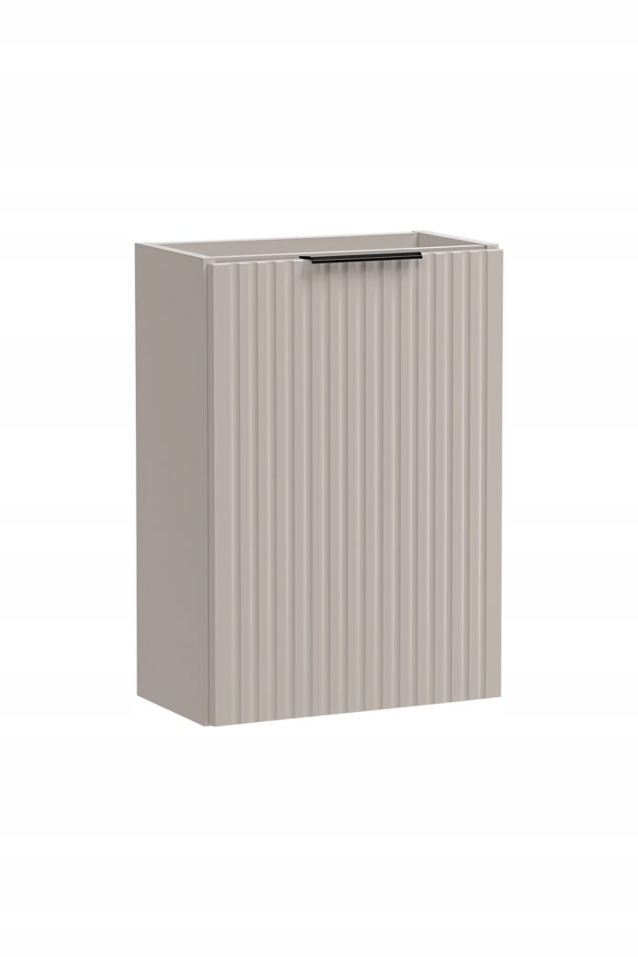 ADEL 40 cm kaszmir szafka łazienkowa ryflowany front uniwersalna P/L