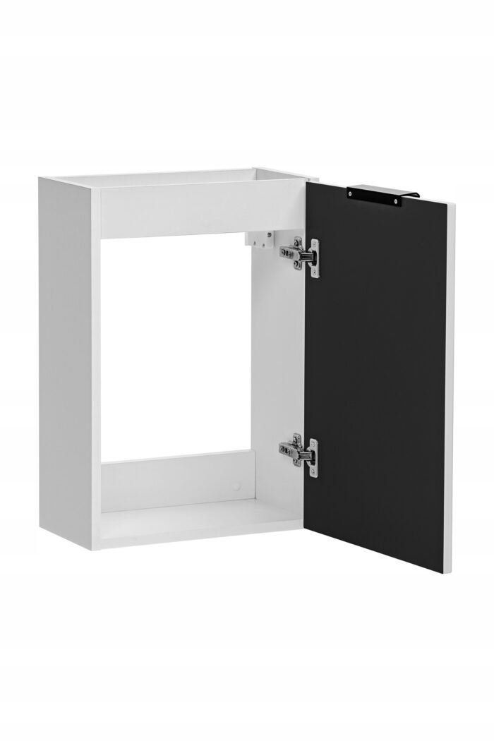 ADEL 40 cm biała szafka łazienkowa ryflowany front uniwersalna P/L