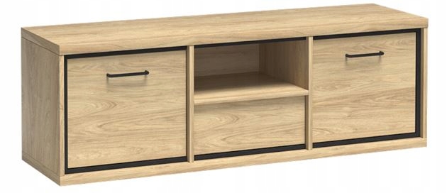Szafka RTV MILAN 139 cm dąb szafka pod telewizor