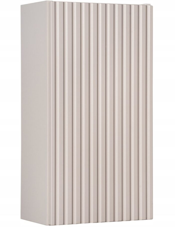 Słupek łazienkowy NOVA kaszmir 30 cm ryflowane fronty 1 drzwi uniwersalne P/L