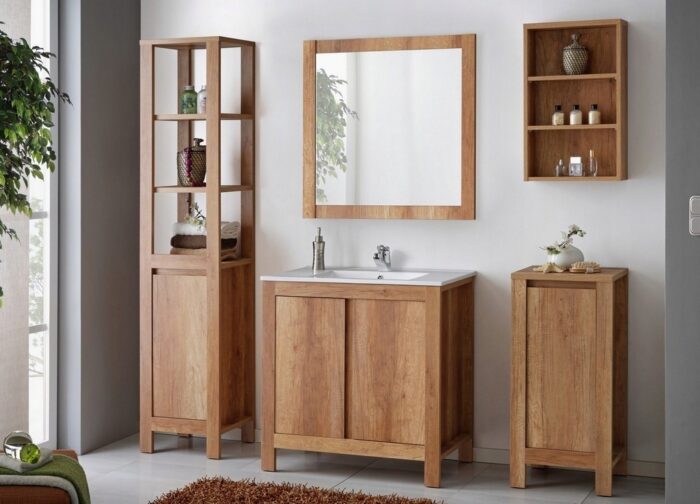 Umywalka meblowa GO-100 101 cm biała ceramiczna wpuszczana