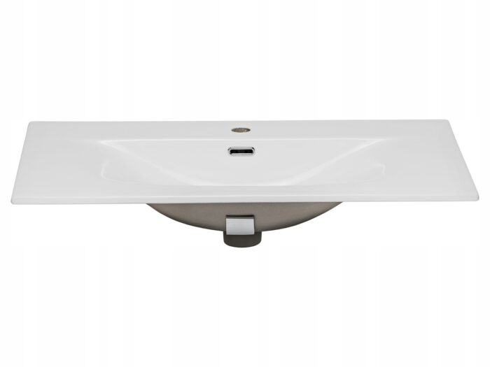 Umywalka meblowa SKY 81 cm biała ceramiczna wpuszczana