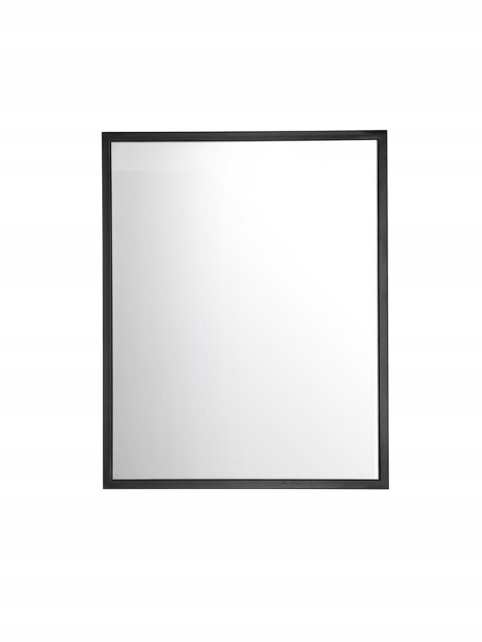 Lustro łazienkowe BROOKLIN 60 cm czarna rama loft