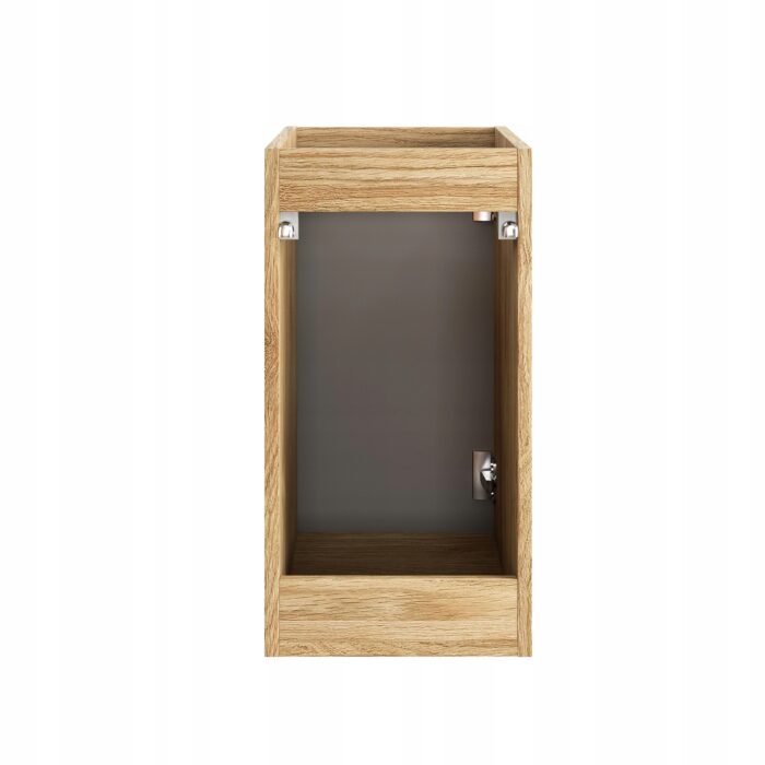 Szafka łazienkowa LUXOR 40 cm dąb beżowy front 3D pod blat wisząca drzwi