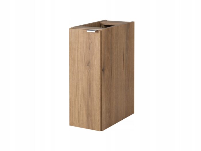 Szafka łazienkowa dolna NOVA dąb 20 cm ryflowane fronty 1 drzwi uniwersalne P/L