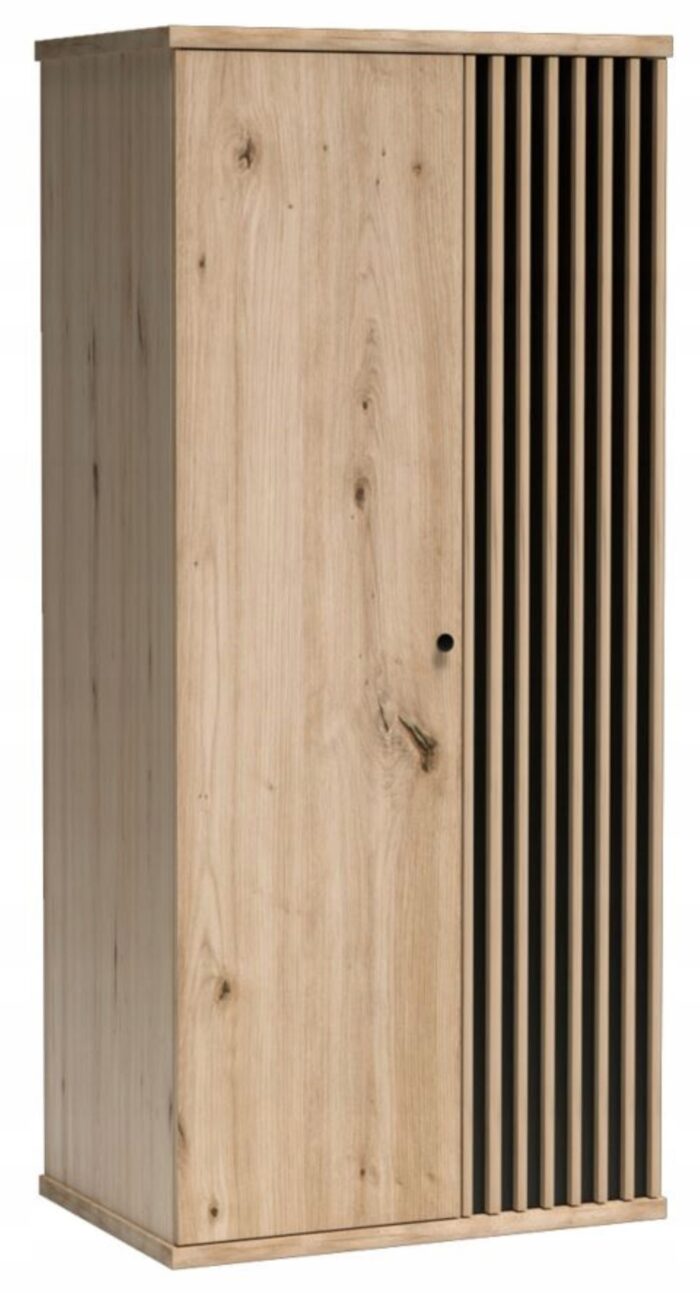 Szafa CAMPA 191 cm dąb artisan z wieszakiem i półkami