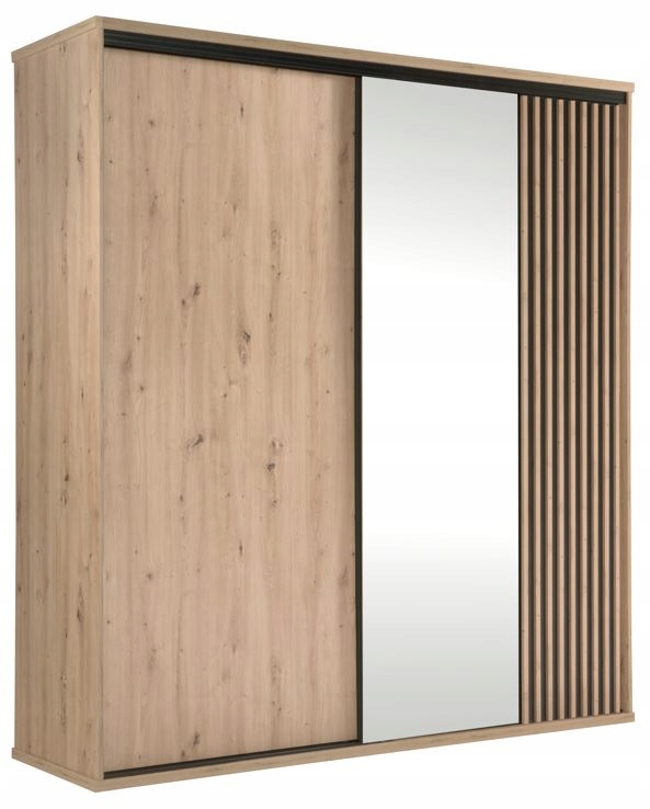 Szafa CAMPA 199 cm dąb artisan przesuwna z wyposażeniem