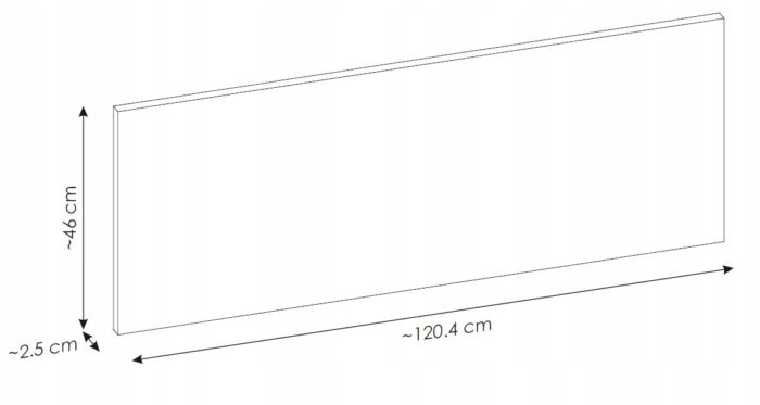 Blat FIJI 120 cm dąb evoke Santa Fe Adel Dalia Iconic Luxor Madis Ocean Talia Vena Flow