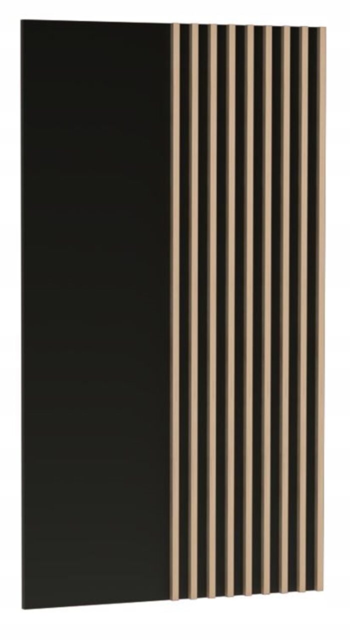 Panel dekoracyjny CAMPA 80 cm dąb czarny na ścianę lamele