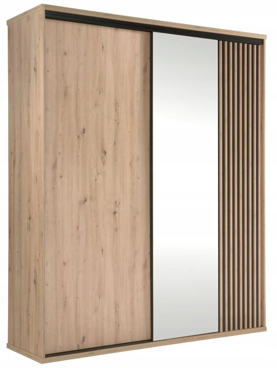 Szafa CAMPA 179 cm dąb artisan przesuwna z wyposażeniem
