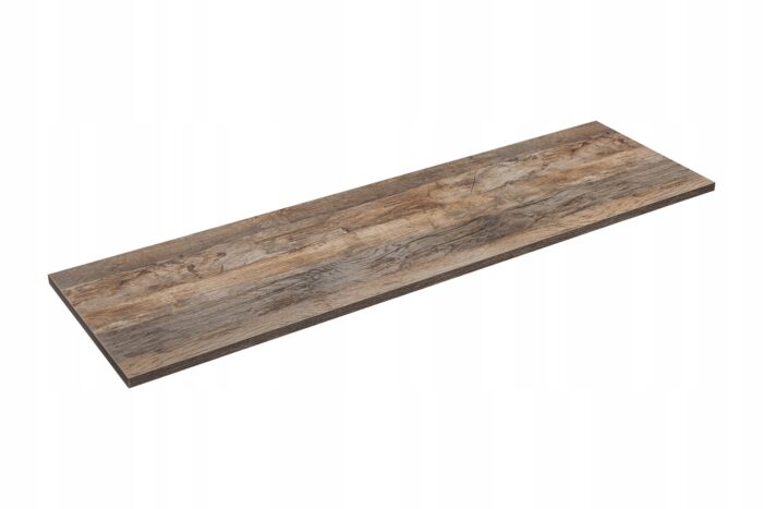 Szafka łazienkowa ICONIC 120 cm biała wisząca blat 2x umywalka szuflady frezowane fronty