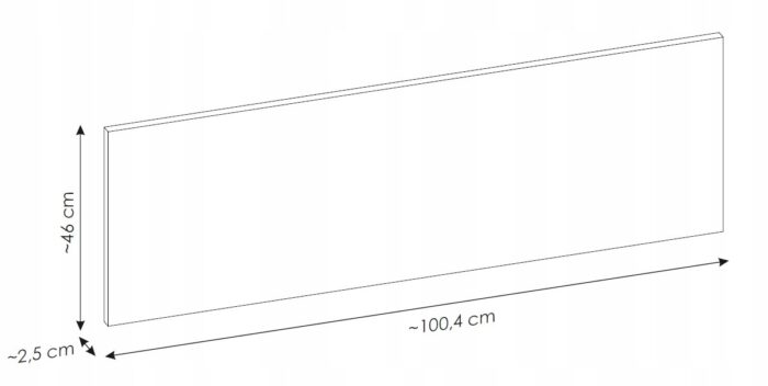 Blat FIJI 100 cm dąb evoke Santa Fe Adel Dalia Iconic Luxor Madis Ocean Talia Vena Flow