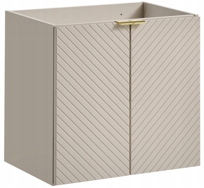 Szafka łazienkowa VIVA kaszmir 60 cm wzór jodełki