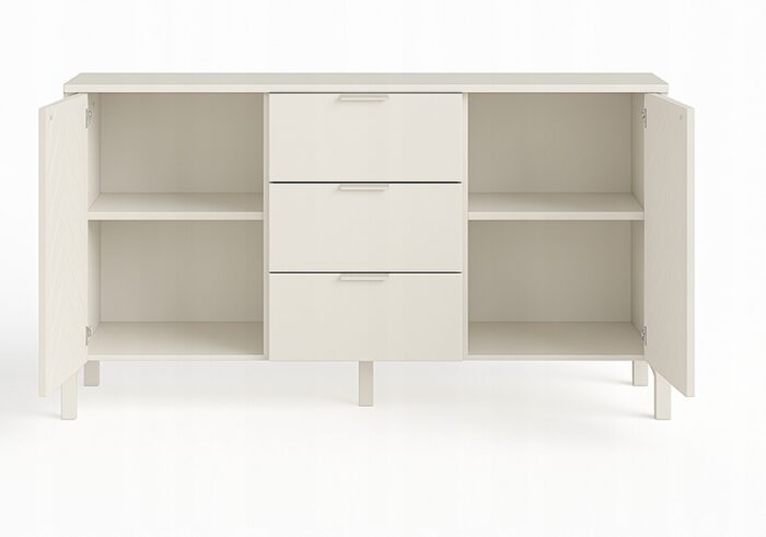 Komoda MALUBA 153 cm z wzorem jodełki