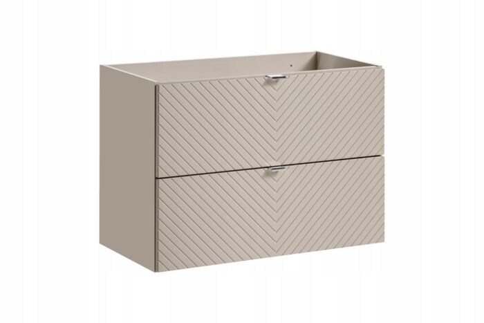 Szafka łazienkowa VIVA kaszmir 80 cm wzór jodełki
