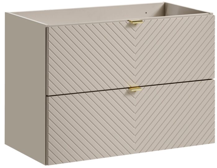 Szafka łazienkowa VIVA kaszmir 80 cm wzór jodełki