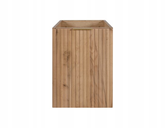 FLOW 40 cm dąb craft szafka łazienkowa drzwi ryflowany front