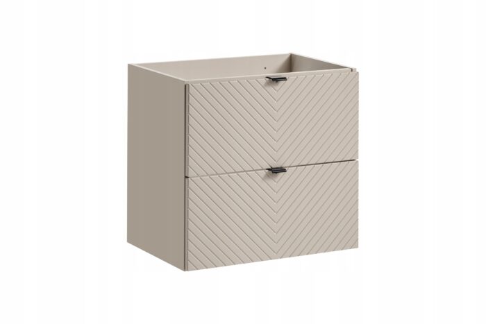 Szafka łazienkowa VIVA kaszmir 60 cm wzór jodełki
