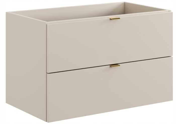 Szafka łazienkowa DALIA 80 cm kaszmir gładki front