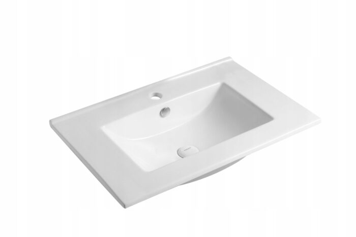 Komplet mebli łazienkowych MELITO zielony 80 cm + słupek