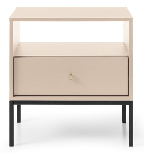 Szafka nocna MONO 53 cm czarne POJEMNA