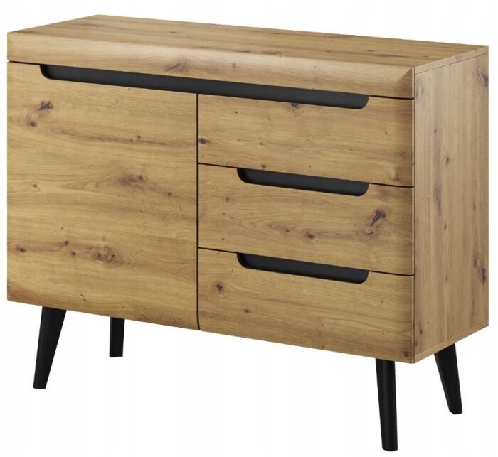 Komoda NORDI 107 cm DĄB ARTISAN