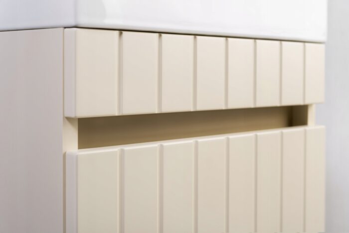 Komplet mebli łazienkowych MELITO migdał 80 cm + 2 słupki 165 cm