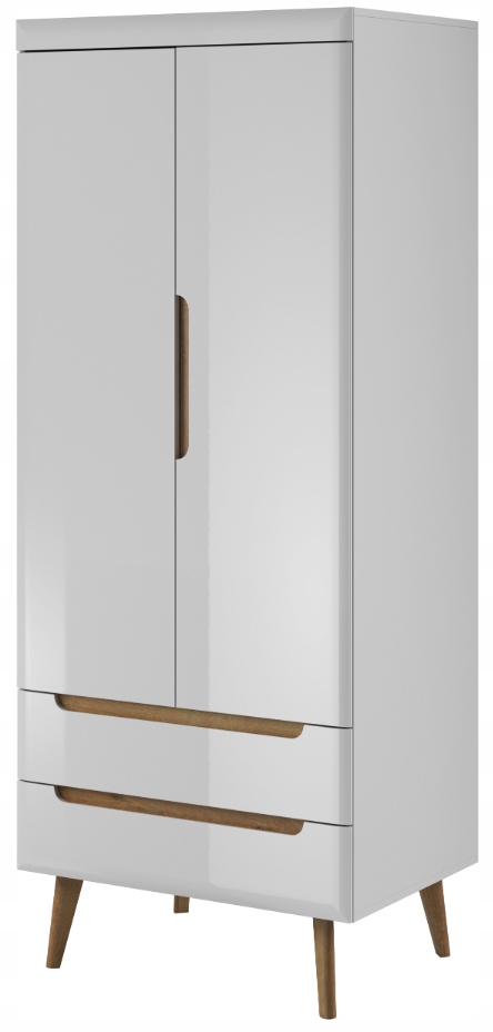 Szafa NORDI 80 cm BIAŁY POŁYSK