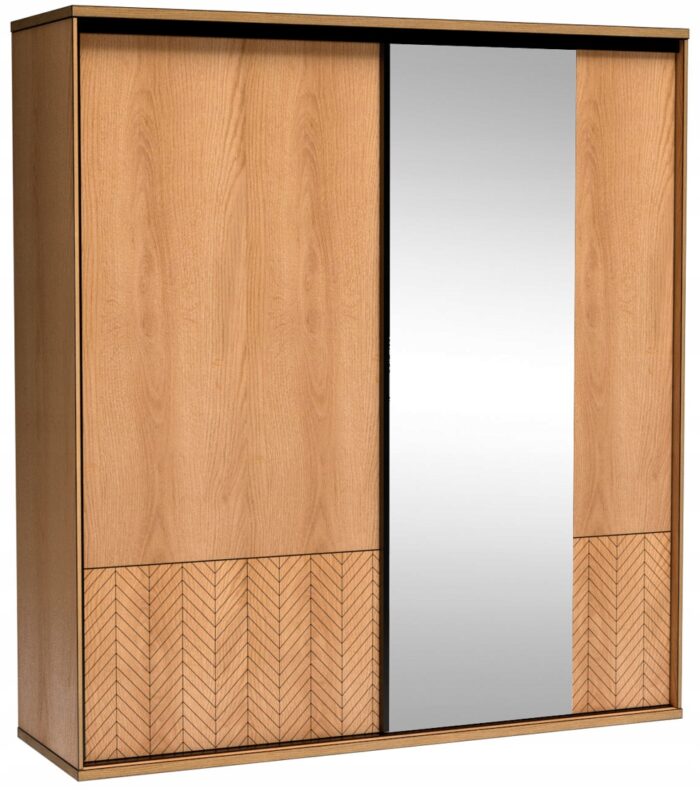 Szafa Wysoka Dąb Karmel Wzór Jodełka FONTI