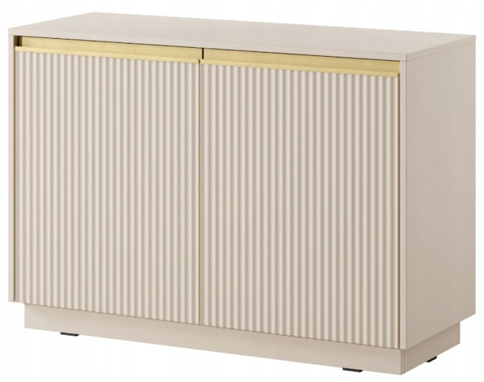 KOMODA ROYAL 104 cm KASZMIR ryflowane fronty