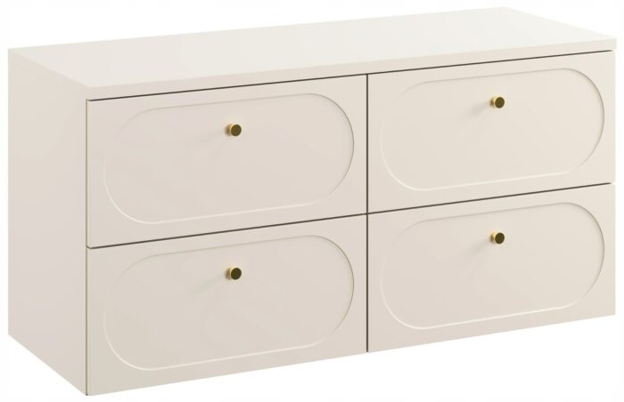 Szafka łazienkowa z blatem Donna Sand 120 cm Beż piaskowy