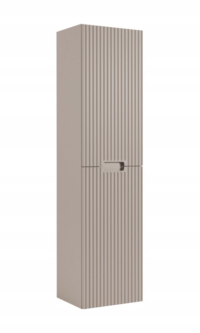 VENA 36 x 136 cm kaszmir słupek łazienkowy ryflowane drzwi wewnątrz półki