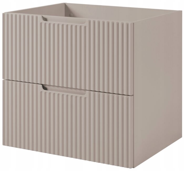 Szafka pod umywalkę VENA 60 cm kaszmir 2 x szuflada lamele