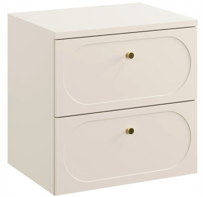 Szafka łazienkowa Donna Sand 60 cm z blatem Beż Piaskowy