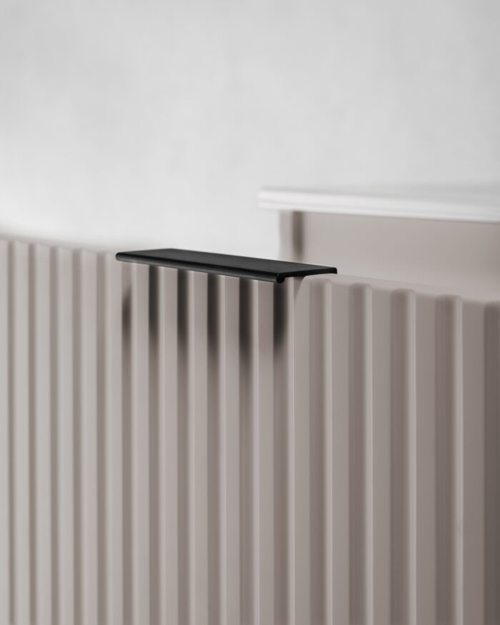 FLOW 60 cm kaszmir Szafka łazienkowa z blatem i nóżkami metalowymi