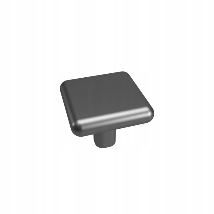 Szafka łazienkowa NOOK 55 cm biała z umywalką Slim i uchwytem gun metal ZMONTOWANA