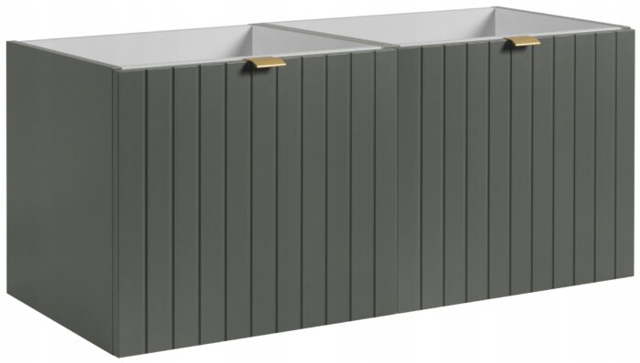 Szafka pod umywalkę HARMO 100 cm zielona lakierowana