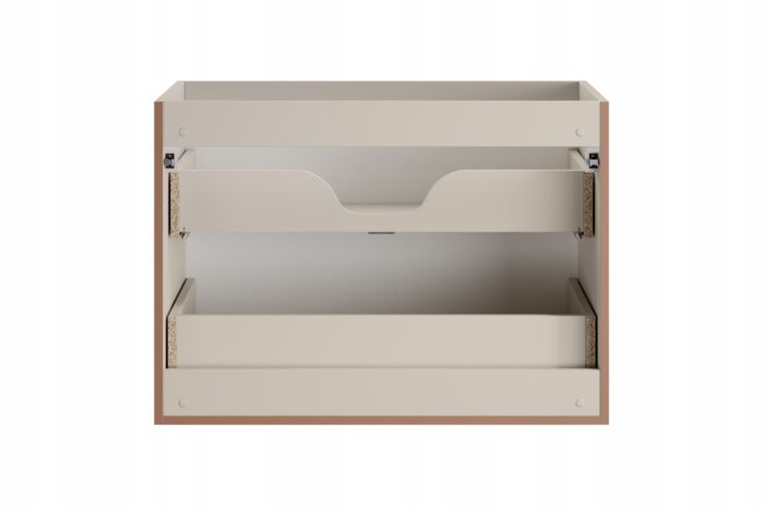 Szafka łazienkowa Bella Cashmere 80 cm Kaszmir wisząca 2-szufladowa pod umywalkę