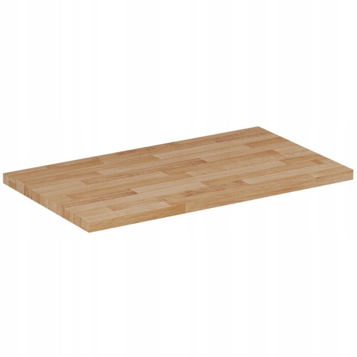 Szafka pod umywalkę HARMO 81 cm zielona lakierowana z blatem drewnianym
