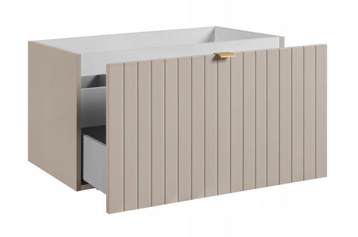 Szafka pod umywalkę HARMO 80 cm kaszmirowa lakierowana