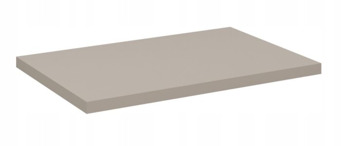 NOVA 40 cm kaszmir szafka łazienkowa z koszem na pranie blat ryflowany front MDF