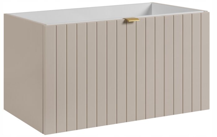 Szafka pod umywalkę HARMO 80 cm kaszmirowa lakierowana