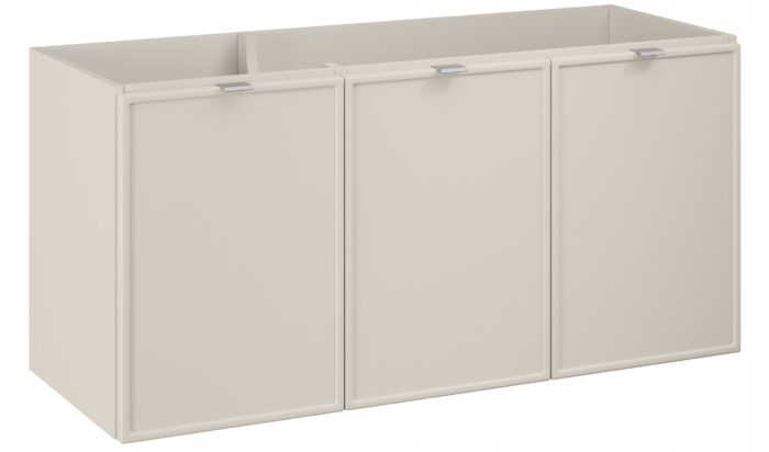 Szafka łazienkowa Bella Cashmere 120 cm Kaszmir wisząca 3-drzwiowa pod umywalkę